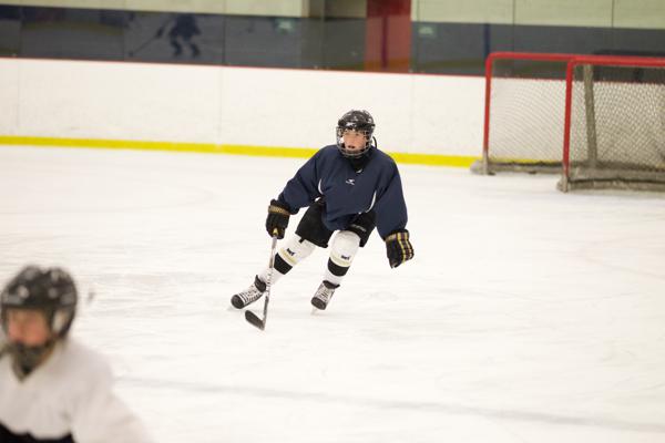 Why teach a hockey player to skate on one leg??